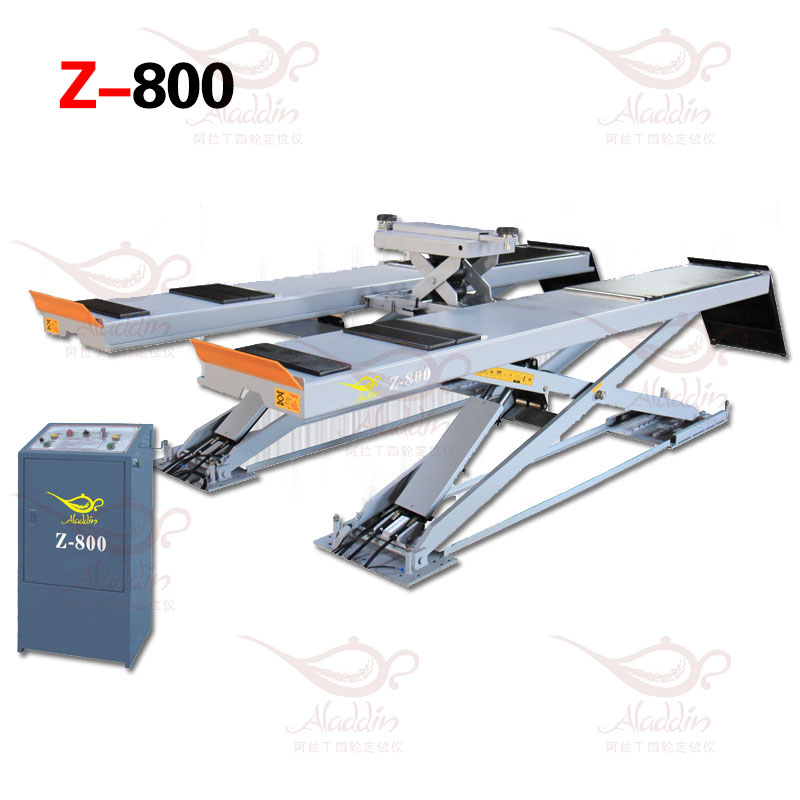 阿拉丁3D四輪定位儀 超薄滑道式大剪舉升機(jī) Z-800（單滑車(chē)）